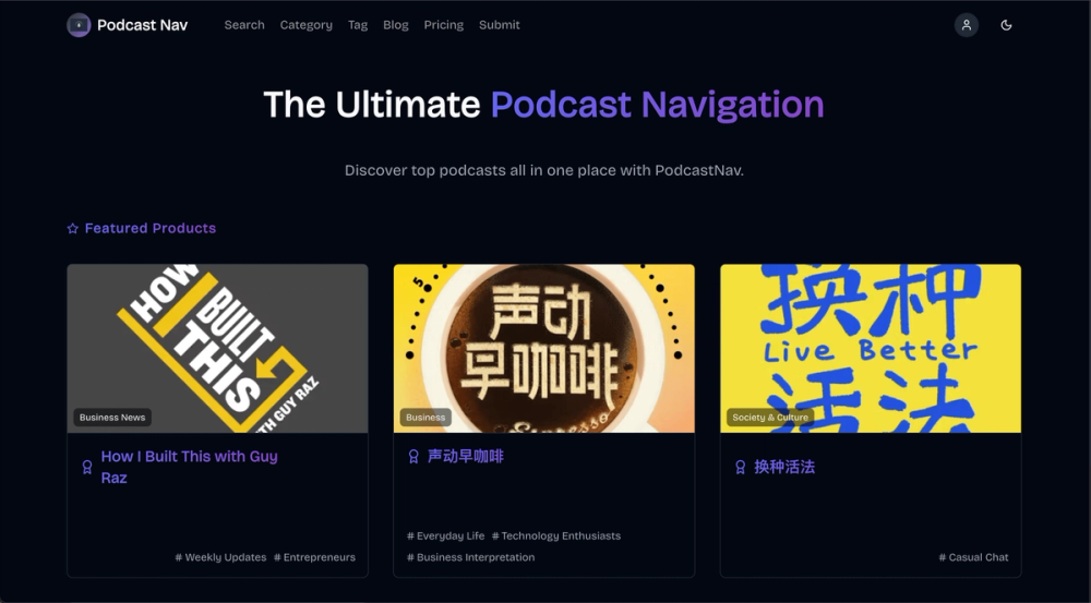 Podcast Nav