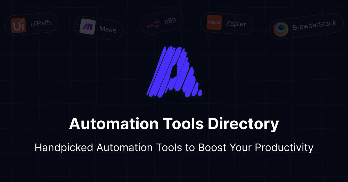 Automation Tools Directory