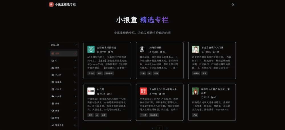 小报童精选专栏