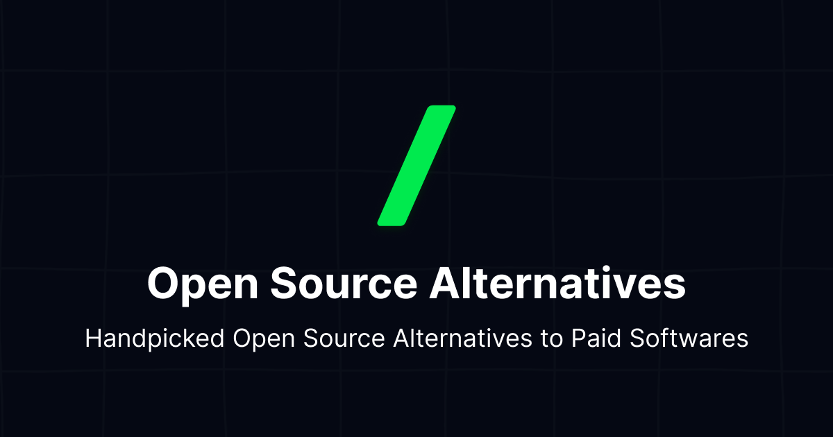 Open Source Alternatives